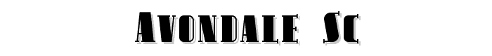 Avondale SC font